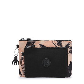 キプリング 公式 ポーチ DUO POUCH(Coral Flower) デュオポーチ(コーラルフラワー) KI6033TQ9 ベーシックプリント コレクション