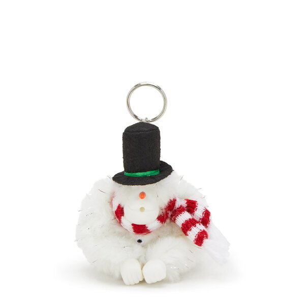 キプリング 公式 アクセサリー SNOWMAN MONKEY(Snowman White) スノーマンモンキー(スノーマンホワイト) KI6960UV4 　期間限定価格 2026/9/27 まで