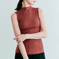 楽天市場】ノースリーブ ハイネック（カラーレッド）（レディース 
