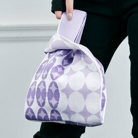 【OUTLET SALE】バッグ《配色ニットバッグ 全5色》 レディース 小物 鞄 かばん トートバッグ ハンドバッグ ニットバッグ ショッパーバッグ ミニバッグ エコバッグ 総柄 幾何学模様 幾何学柄 チェック柄 配色 バイカラー 韓国ファッション メール便可//10//