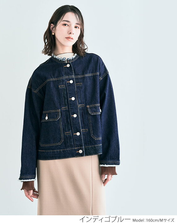 楽天市場】ジャケット《フリンジデニムジャケット 全2サイズ 