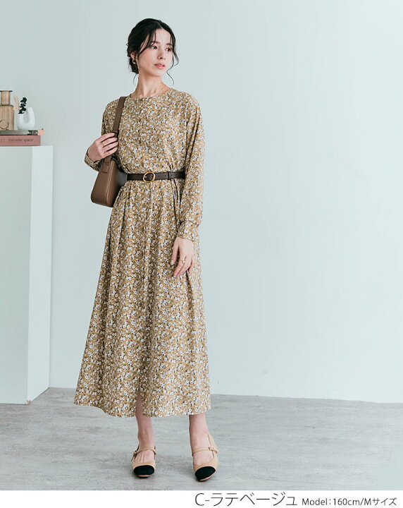 楽天市場】【OUTLET SALE】ワンピース《3way花柄シフォンワンピース 全 
