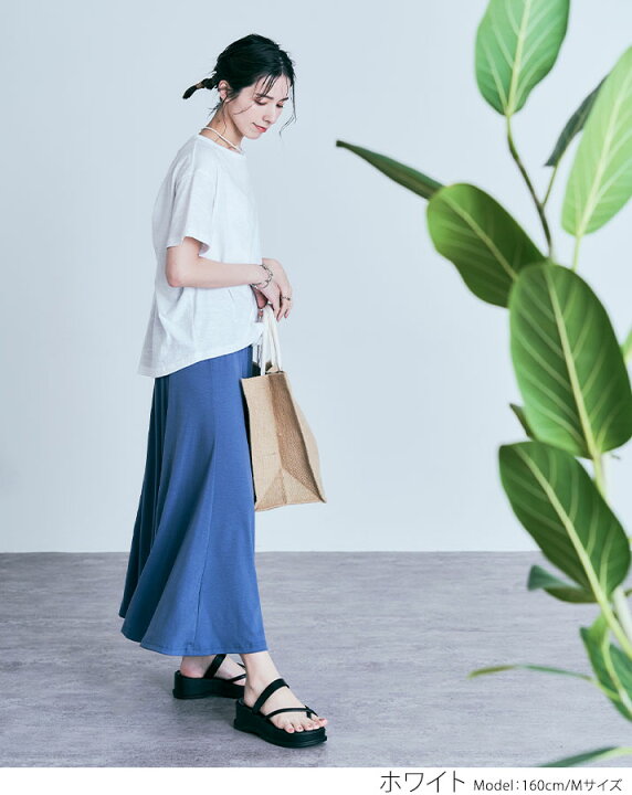 楽天市場】【OUTLET SALE】Tシャツ《バックツイストコットンスラブT 