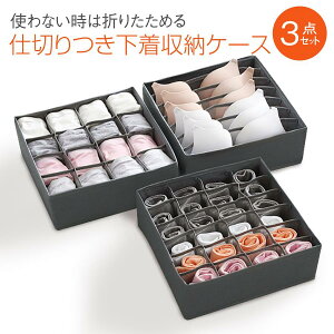 下着収納ケース 3点セット 7マス 16マス 24マス 仕切り 下着 靴下 収納 ケース 引き出し ランジェリー 収納ボックス 衣類