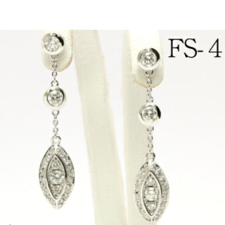 楽天市場】Fusion FS4 Pt ピアス ダイヤモンド フュージョン 神田うの  