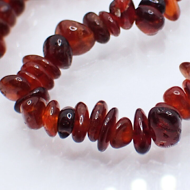 ⑨☆セール特選品☆実りの象徴【40cm☆オレンジガーネットさざれ連】♡ 