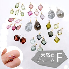 【72時間限定】MAX20%オフクーポン★期間限定★ペア購入でステンレスピアスプレゼント 【06】天然石チャームF【マルカン取付サービスあり】シャンク巻き メガネ留め めがね留め ハンドメイド チャーム ピアスチャーム ペンダントトップ 日本製 自社管理