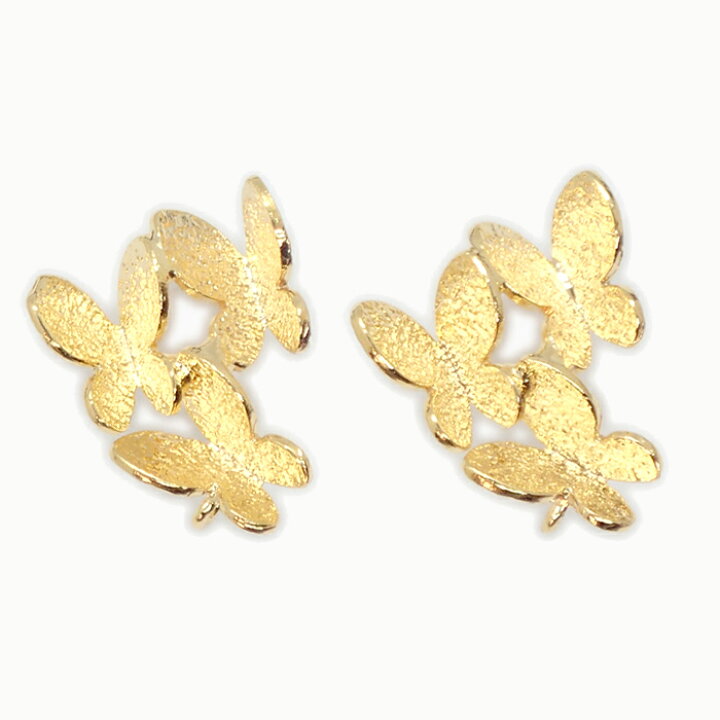 楽天市場】20%オフ スーパーSALE☆1124 新発売【2.カン付き胡蝶ピアス 
