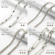 15%オフSALE マラソン★【切り売り/約1m】102.サージカルステンレス製チェーン【シルバー】 医療用ステン…