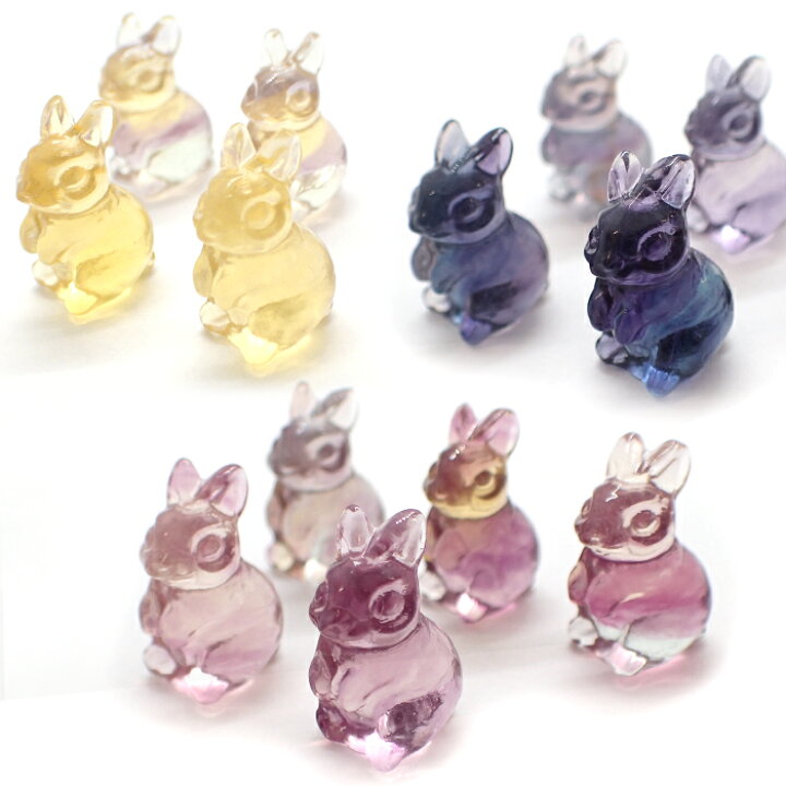 楽天市場】15%オフクーポン 48時間限定☆うさぎ 【25】 フローライト 