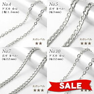 20%オフ スーパーSALE★【切り売り/約1m】99.サージカルステンレス製チェーン【シルバー】 医療用ステン…