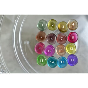 �y�N�[�|�����s���z�N���A�J���[ �V���b�v�W�F�� �N���A�J���[�l�C�� 16�F�W�J �ׂ��b �l�I���J���[�@���U�C�N�O���[�Y�W�F���@mozaic glaze