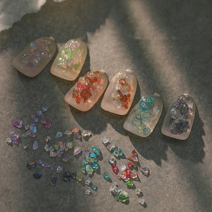 楽天市場】【クーポン発行中】クリスタルストーン ネイルアート 透明石  