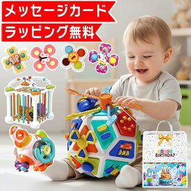 【ラッピング無料★レビュー投稿でハンドスピナーGET】 C2 知育玩具 モンテッソーリ ハンドスピナー 出産お祝い ビーズコースター 1歳 1歳半 2歳 3歳 4歳 赤ちゃん 遊び箱 型はめ パズル ブロック おもちゃ 玩具 女の子 男の子 子供 誕生日 誕生日プレゼント プレゼント