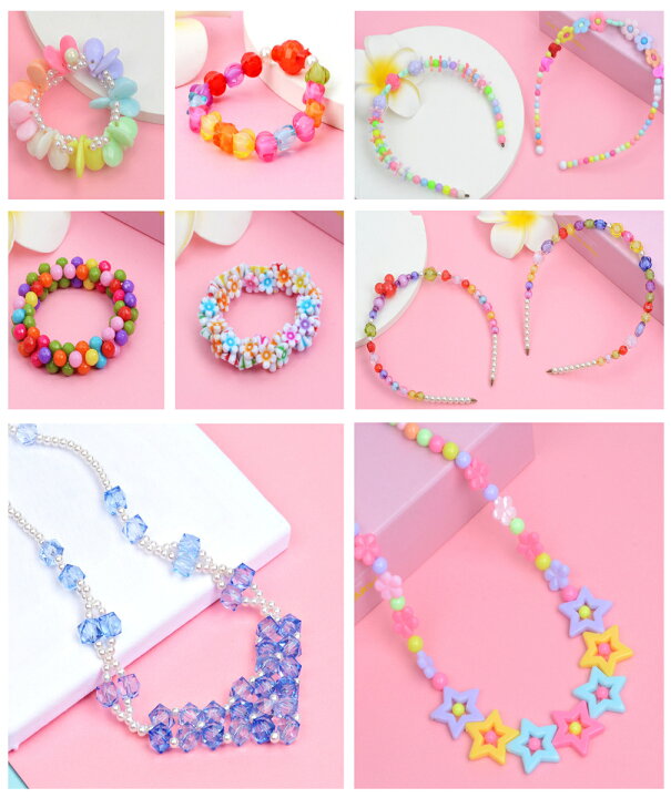 楽天市場 アクセサリーキット メイキングトイ ハンドメイド ビーズおもちゃ 知育玩具 手作り アクセサリー キット ビーズ おもちゃ 2歳 3歳 4歳 5歳 6歳 7歳 小学生 女の子 男の子 子供 誕生日 誕生日プレゼント クリスマスプレゼント クリスマス プレゼント 送料無料