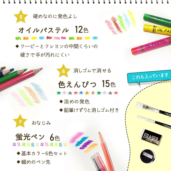 楽天市場 三冠達成 ラッピング無料 98 文房具 色鉛筆 クレヨン アートセット イラスト マーカー お絵かき お絵かきセット お絵描き お絵描きセット 2歳 3歳 4歳 5歳 6歳 7歳 小学生 高学年 女の子 男の子 女 男 子供 誕生日 誕生日プレゼント プレゼント キッズ 楽天市場 三冠達成 ラッピング無料 98 文房具 色鉛筆 クレヨン アートセット イラスト マーカー お絵かき お絵かきセット お絵描き お絵描きセット 2歳 3歳 4歳 5歳 6歳 7歳 小学生 高学年 女の子 男の子 女 男 子供 誕生日 誕生日プレゼント プレゼント キッズ