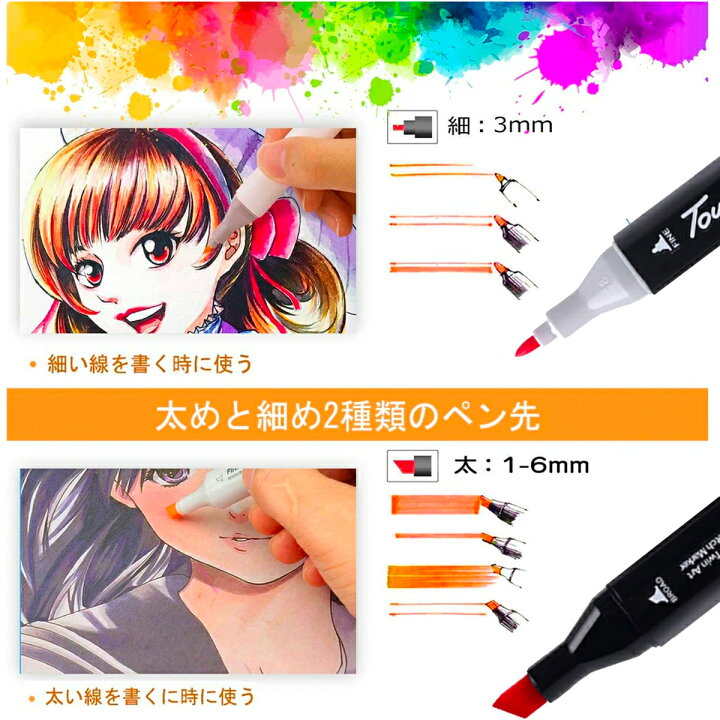 楽天市場 サンタ帽子付き イラストマーカー 24 24pcs マーカー イラスト ペン マーカーペン イラストペン デザイン 水性マーカー アルコールマーカー 小学生 女の子 男の子 子供 誕生日 誕生日プレゼント クリスマスプレゼント クリスマス プレゼント 送料無料