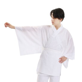 洗え るメンズ 半襦袢 男性用半襦袢 半無双袖 半衿 ネイビー ホワイト M L LL サイズ 紺 白 春 秋冬 着物 紳士 襦袢 じゅばん 肌着 作業用 作業着 インナー 選べる2色