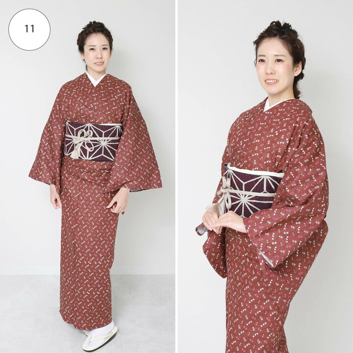 楽天市場】木綿 着物 単衣 綿 プレタ M/Lサイズ 全16柄 きもの キモノ 