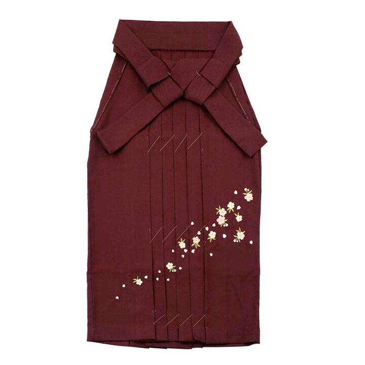 楽天市場 刺繍 無地 袴 婦人 卒業式 桜柄 全5色 紺 緑 紫 エンジ ブラック Ssサイズ Sサイズ Mサイズ Lサイズ Llサイズ レディース 卒業式 女 着物 きもの 成人式 刺繍袴 小学生 中学生 高校生 大学生 2分の1 1 2