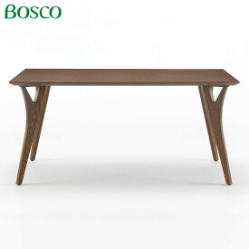 Bosco ボスコ 家具 ダイニングテーブル150 DB ダークブラウン色 シンプル モダン家具調の自然派シリーズ 北欧 ミッドセンチュリー家具 おしゃれ Dining Table