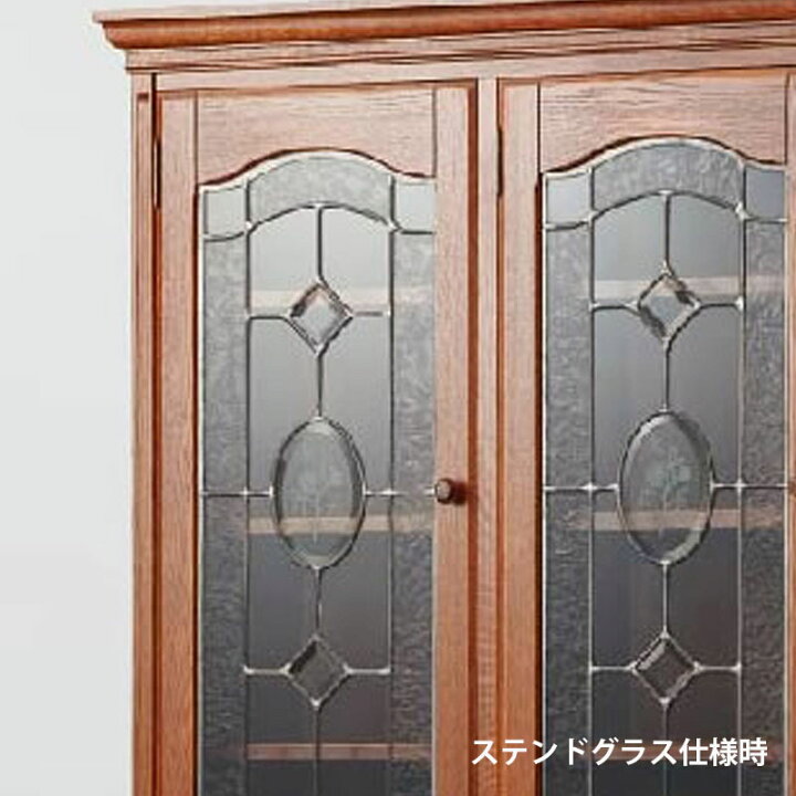 楽天市場】カントリーハウス キャビネット2枚戸 CDB11 木部色 上部扉 