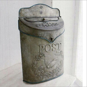 コベントガーデン オールド ブリキポスト 郵便受け インテリア 雑貨 アンティーク おしゃれ テーブル ガーデニング アンティーク雑貨 アイアン プランター インテリア 雑貨 アンティーク お