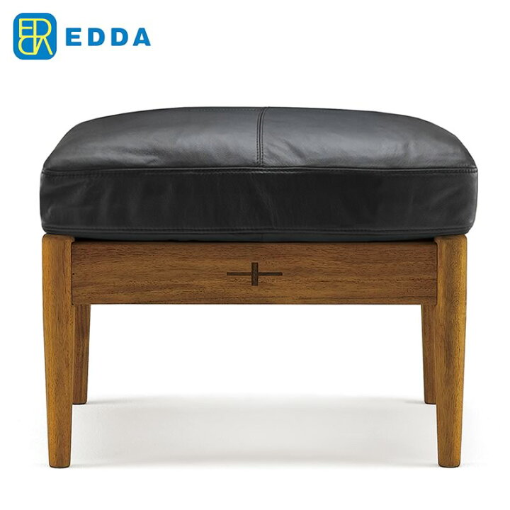 楽天市場】北欧スタイル家具 EDDA エッダ レザー オットマン 