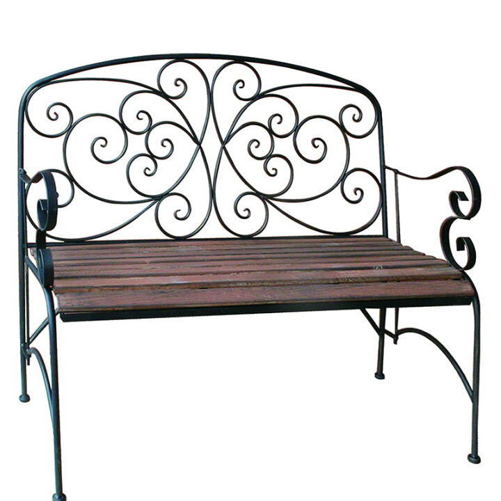 楽天市場 ガーデン家具 ガーデンベンチ アイアン 木製 組立 送料無料 ガーデンベンチ おしゃれ 輸入家具 エクステリア ガーデニング 家具 庭 ヨーロッパ アンティーク家具 輸入家具 雑貨の専門店 ｅ木楽館