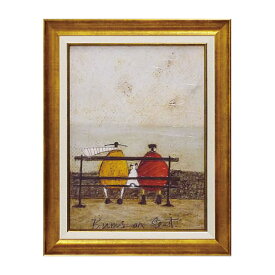 サムトフト 絵画 「 ひと休み 」 Gel加工 Sam Toft 絵画 インテリア 壁掛け 絵画 額入り 絵画 ポスター 絵画 海 インテリア 雑貨 アンティーク アンティーク調 ヨーロピアン インポート 複製画 ポスター インテリア 北欧