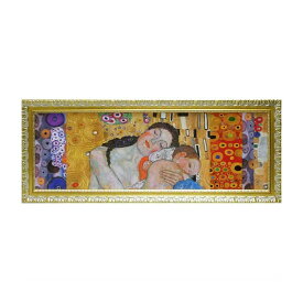グスタフ クリムト 画 「 デコパネル死と生 」 Gustav Klimt 絵画 インテリア 壁掛け 絵画 額入り 絵画 ポスター 絵画 海 インテリア 雑貨 アンティーク アンティーク調 風景 インポート 玄関 複製画