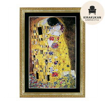 楽天市場】漆絵 クリムト 接吻 専用金箔額付 ユーラシアアート（ホビー 