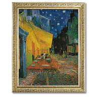【スーパーセール期間限定価格】 絵画 インテリア ゴッホ 名画「 夜のカフェテラス 」 ゴッホ Gogh オラ…