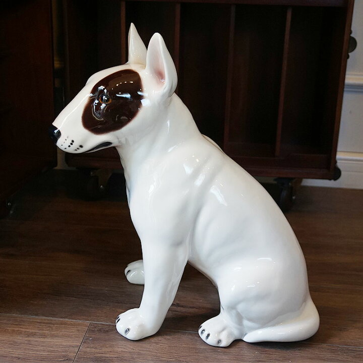 楽天市場】犬 置物 陶犬 陶器製 輸入雑貨 インテリア雑貨 置物 