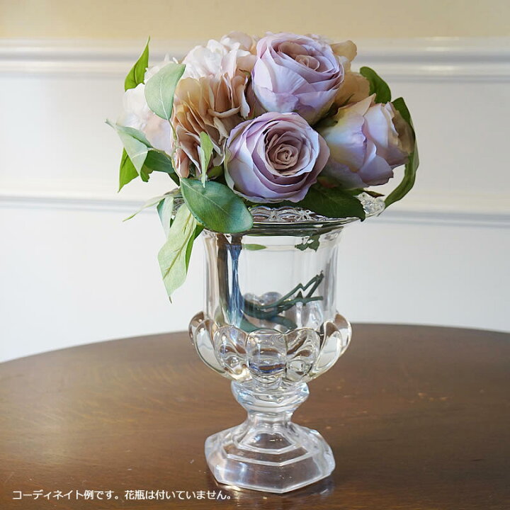 楽天市場】バラ&紫陽花のブーケ アレンジフラワー 置物 インテリア 