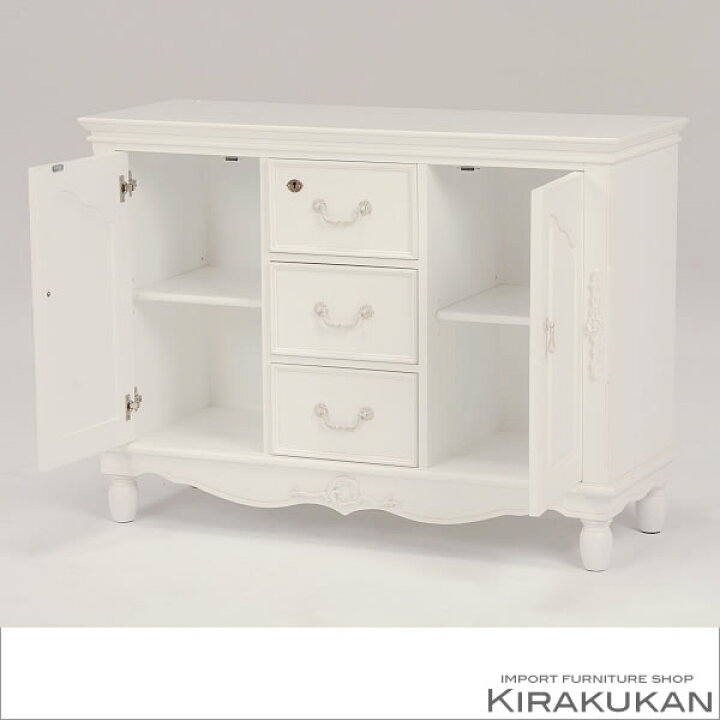 楽天市場】HAMPTONII ハンプトンII キャビネット サイドボード 白家具 