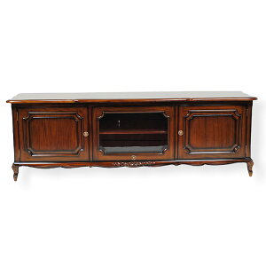 テレビボード180 TV台 マホガニー材 Malina Cassili マリナカッシーリ アンティーク テレビ台 アンティーク家具 おしゃれ 家具 輸入雑貨 おしゃれ 雑貨 アンティーク調 リビング