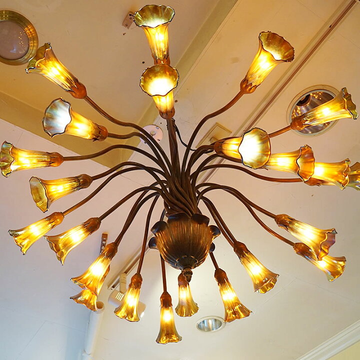 楽天市場】イタリア製 ティファニースタイル ペンダントライト 24灯  