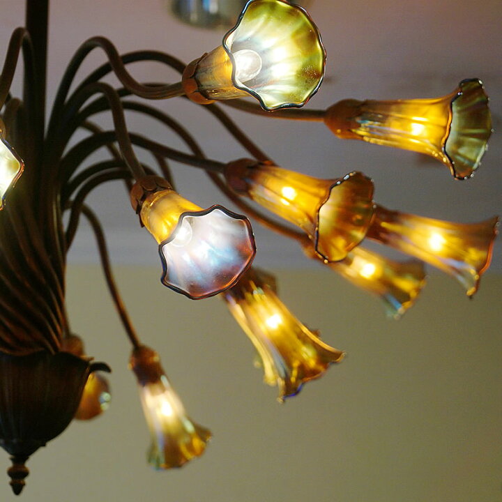 楽天市場】イタリア製 ティファニースタイル ペンダントライト 24灯  