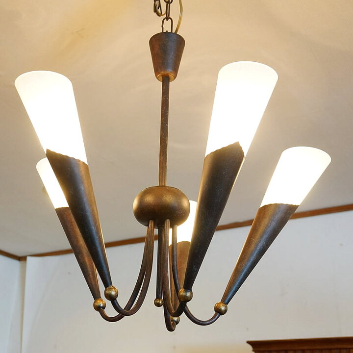 楽天市場】イタリア製 照明器具 ペンダントランプ アイアン製 5灯 