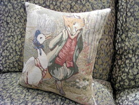 インテリア雑貨 ピーターラビットクッション アヒルのジマイマ 輸入雑貨 フランス製 フランス 雑貨 アンティーク雑貨 おしゃれ クッション ヨーロピアン雑貨