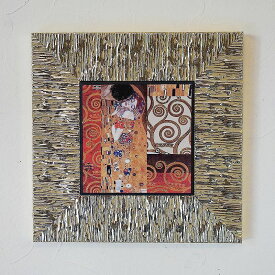 絵画 インテリア イタリア製 グスタフ クリムト 画 接吻 キス KISS 送料無料 おしゃれ 絵画 額入り インテリア 雑貨 アンティーク 絵画 クリムト 絵画 ポスター アンティーク 雑貨 絵 アートフレーム インテリア 壁掛け おしゃれ