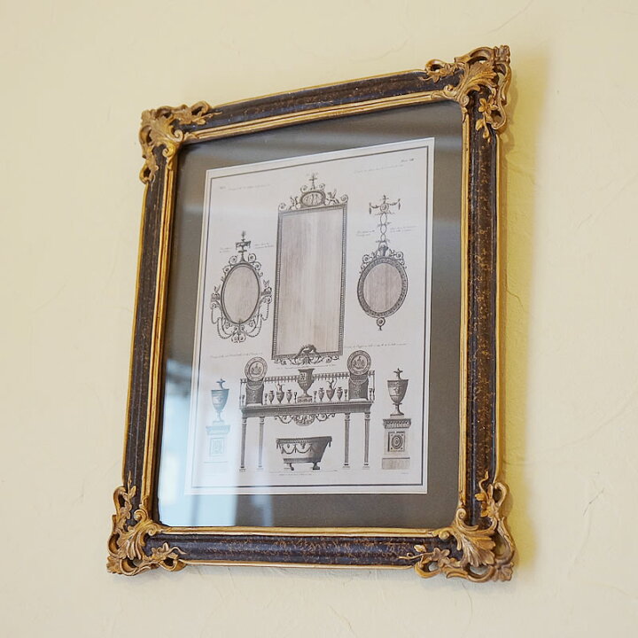 楽天市場】絵画 インテリア 額入り イタリア調 額絵 コンソール  