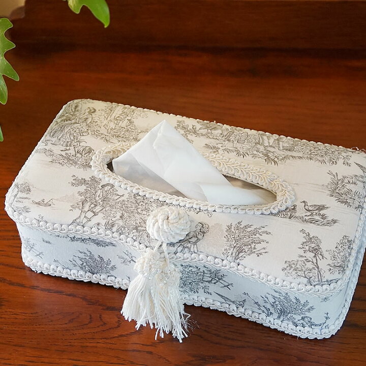 楽天市場 ジェニファーテイラー ティッシュボックスケース トワルドジュイ柄 Toile De Jouy 送料無料 ティッシュケース おしゃれ ティッシュカバー ティッシュボックスカバー フランス雑貨 フランス 生地 インテリア雑貨 輸入家具 雑貨の専門店 ｅ木楽館