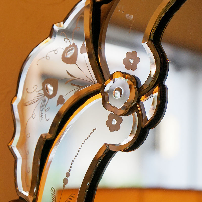 楽天市場】鏡 壁掛け イタリア製 ベネチアンスタイルミラー エッチング