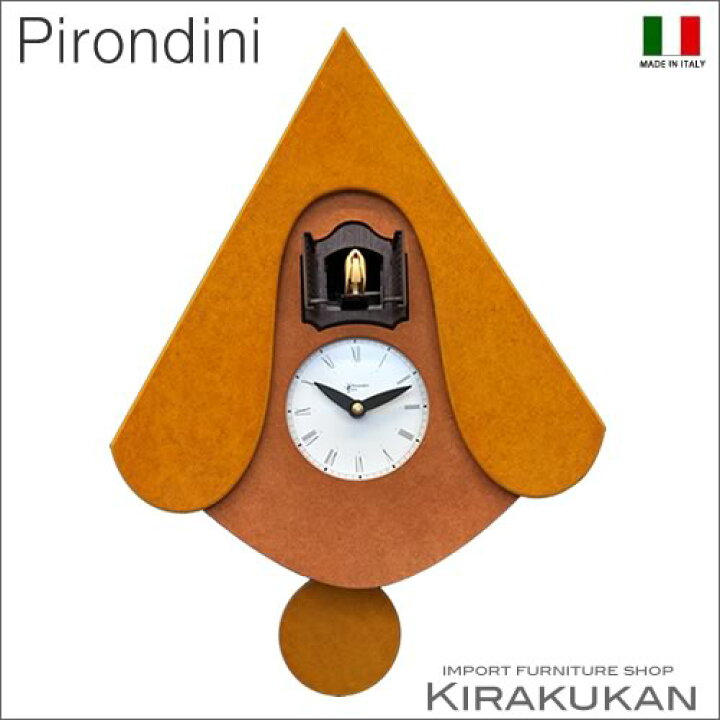 楽天市場】イタリア製 ピロンディーニ掛け時計 cucu w new Art:105 
