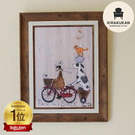 サムトフト 絵画 Sam Toft 「 パック イン スタック 」 Gel加工 アートフレーム リビング 玄関 インテリ…