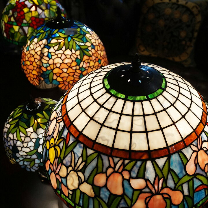 楽天市場】ステンドグラス ランプ 藤 フジの花 Wisteria 限定品  
