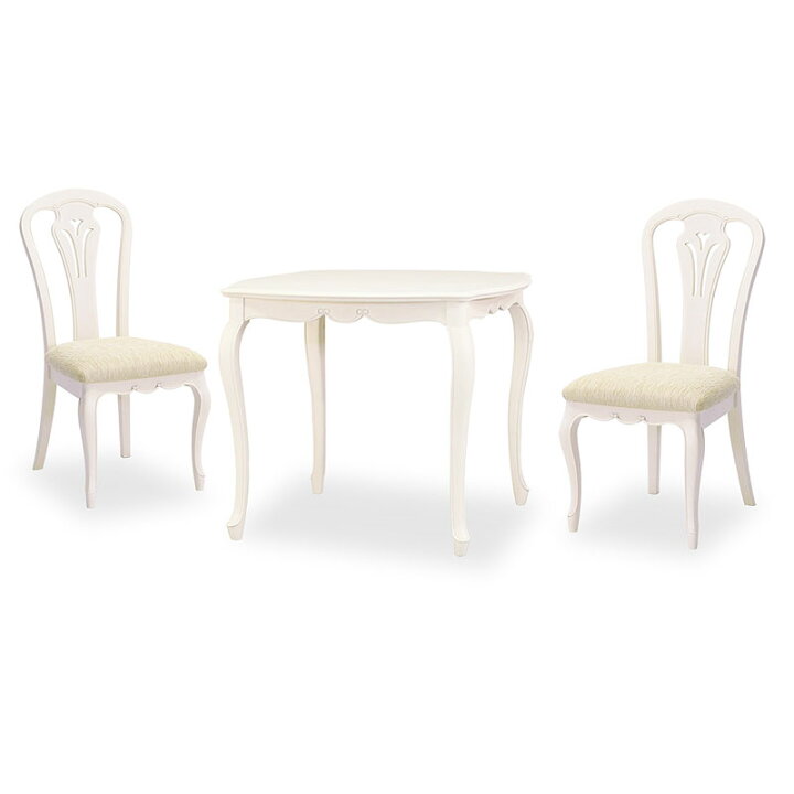 楽天市場】東海家具フルール Fleur WH ダイニングチェアB 2脚セット 