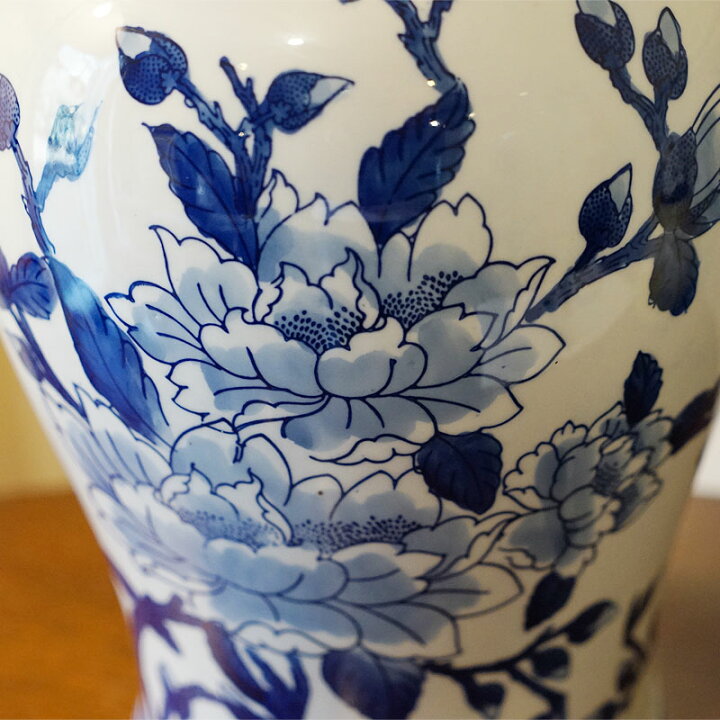 楽天市場】フラワーベース 花瓶 陶器 Vase 大壺 装飾壺 オブジェ 置物 
